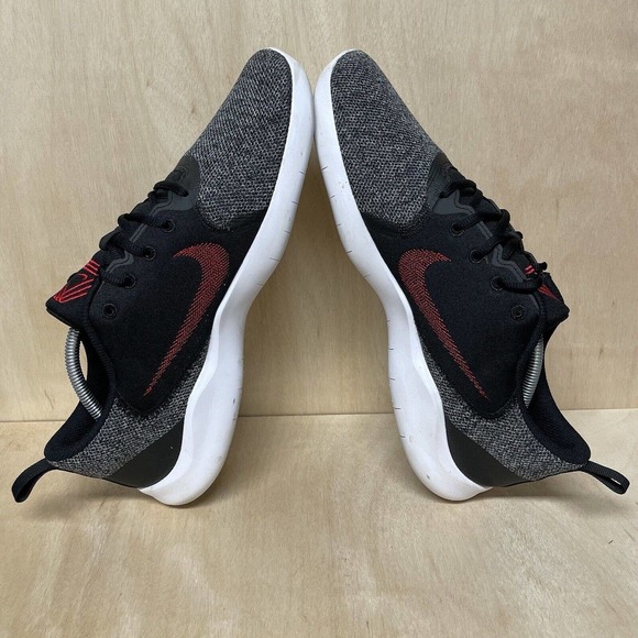 Nike Flex Experience Run 10 Running Shoes Black Red Sneakers CI9960-005 Mens 12 - Picture 6 of 8